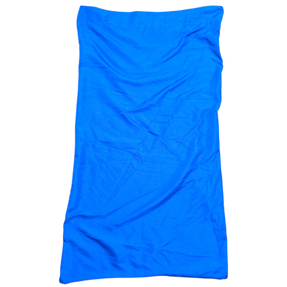 Fuzzy Tiger Pillowcase NWOT Long Style Bright Colors Blue Size 32in L 18in W - Picture 4 of 4